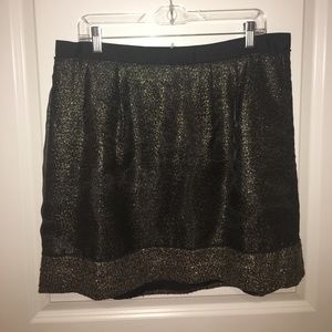 Black and gold skirt
