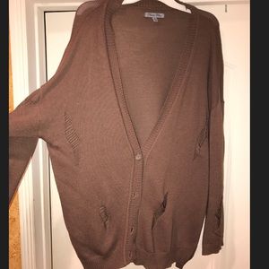 Beautiful destroyed plus size sweater