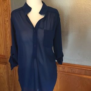 6 listings for $20! Cobalt Sheer High-lo Top
