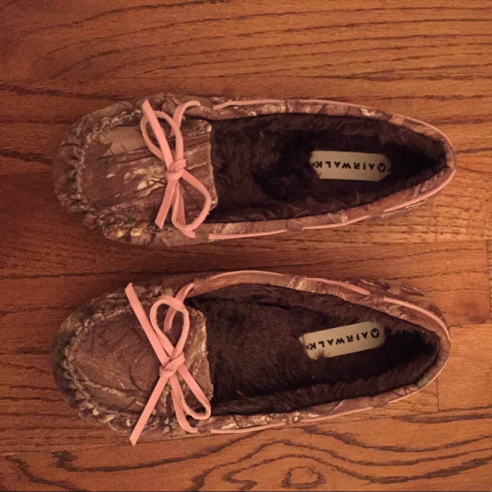 Camo moccasins