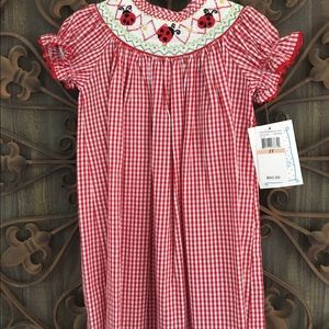 2T Smocked Dress, NWT