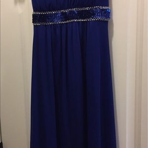 Dressy wispy bottom dress