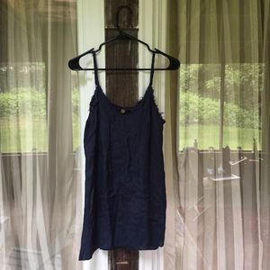 Free People One Navy Slip Dress and Tunic