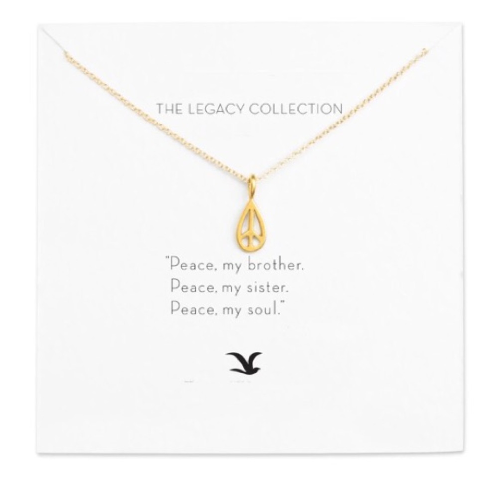 Maya Angelou's Peace Necklace