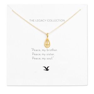 Maya Angelou's Peace Necklace