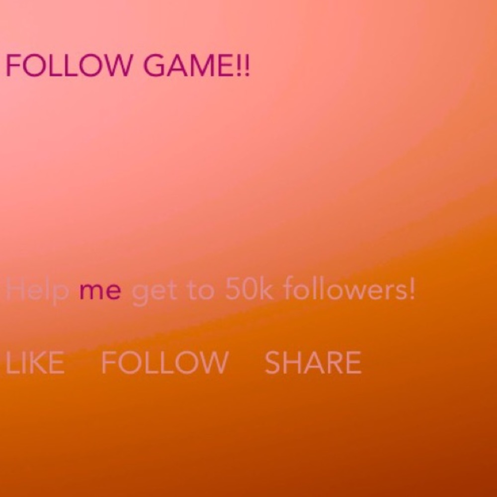 🌺JOIN MY OTHER FOLLOW GAME!🌺 LIKE FOLLOW SHARE!