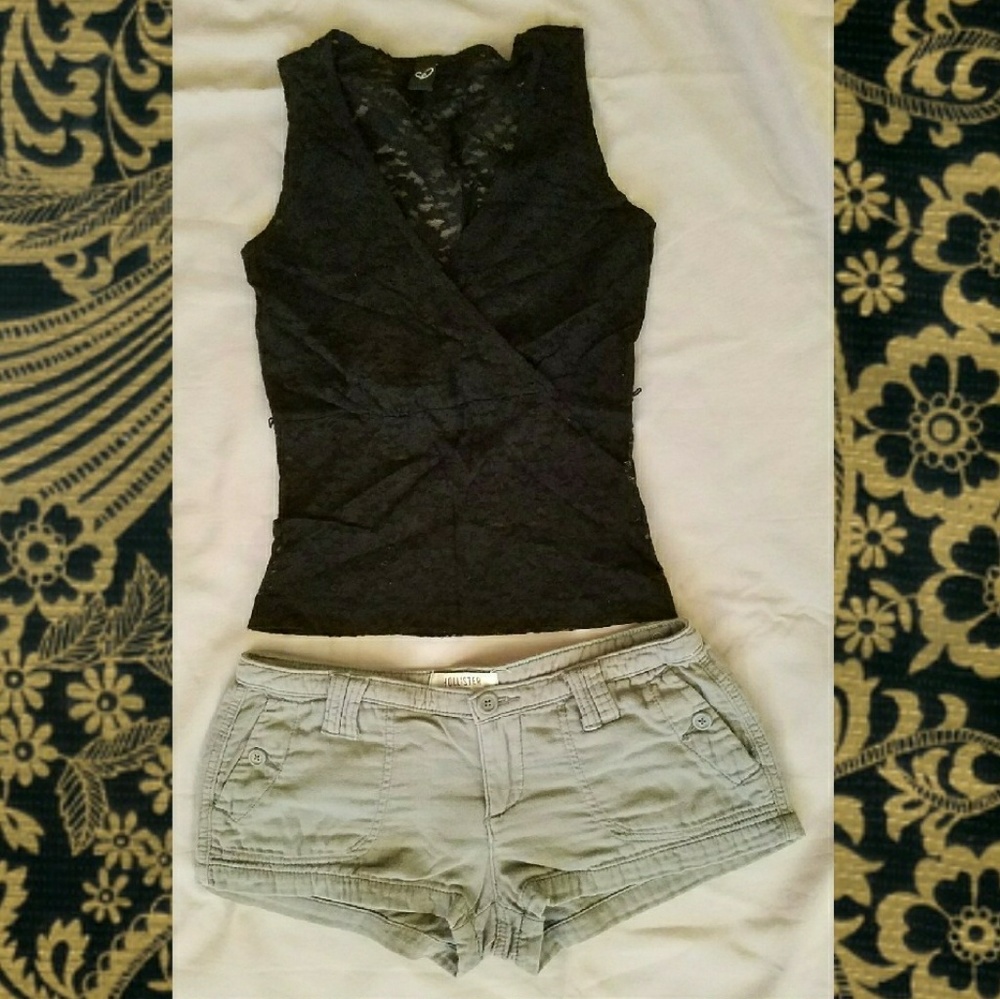Black Lace Top