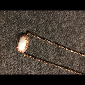 Rose Gold Opal Kendra Scott Necklace