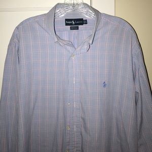 Ralph Lauren Pink/Blue/White Checkered Shirt