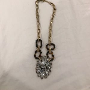 Cheetah and crystal statement necklace!!