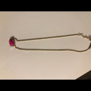 Kendra Scott Magenta Elisa Necklace