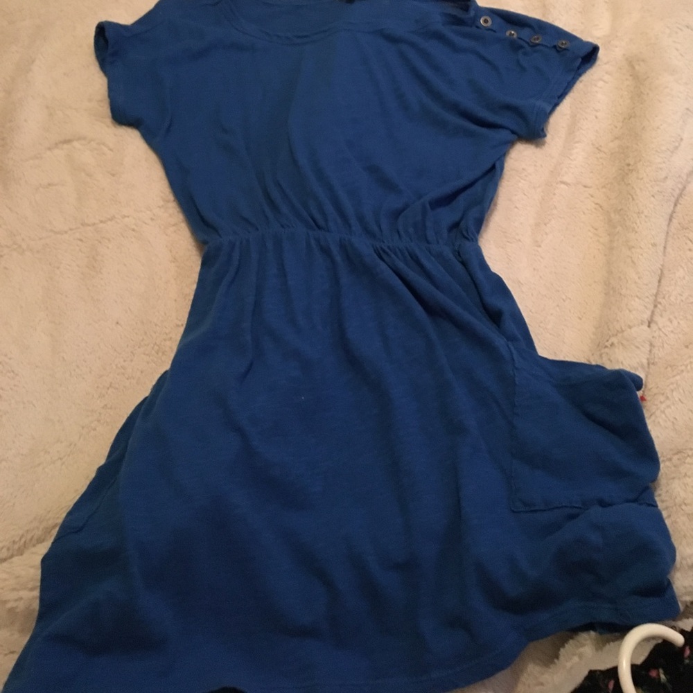 Blue dress