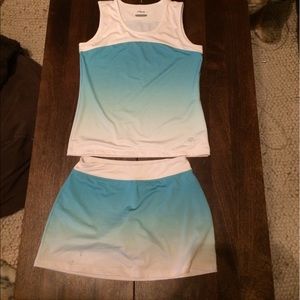 Fila tank and skort tennis outfit