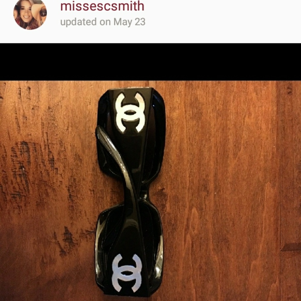 Chanel mother of pearl sunglasses
