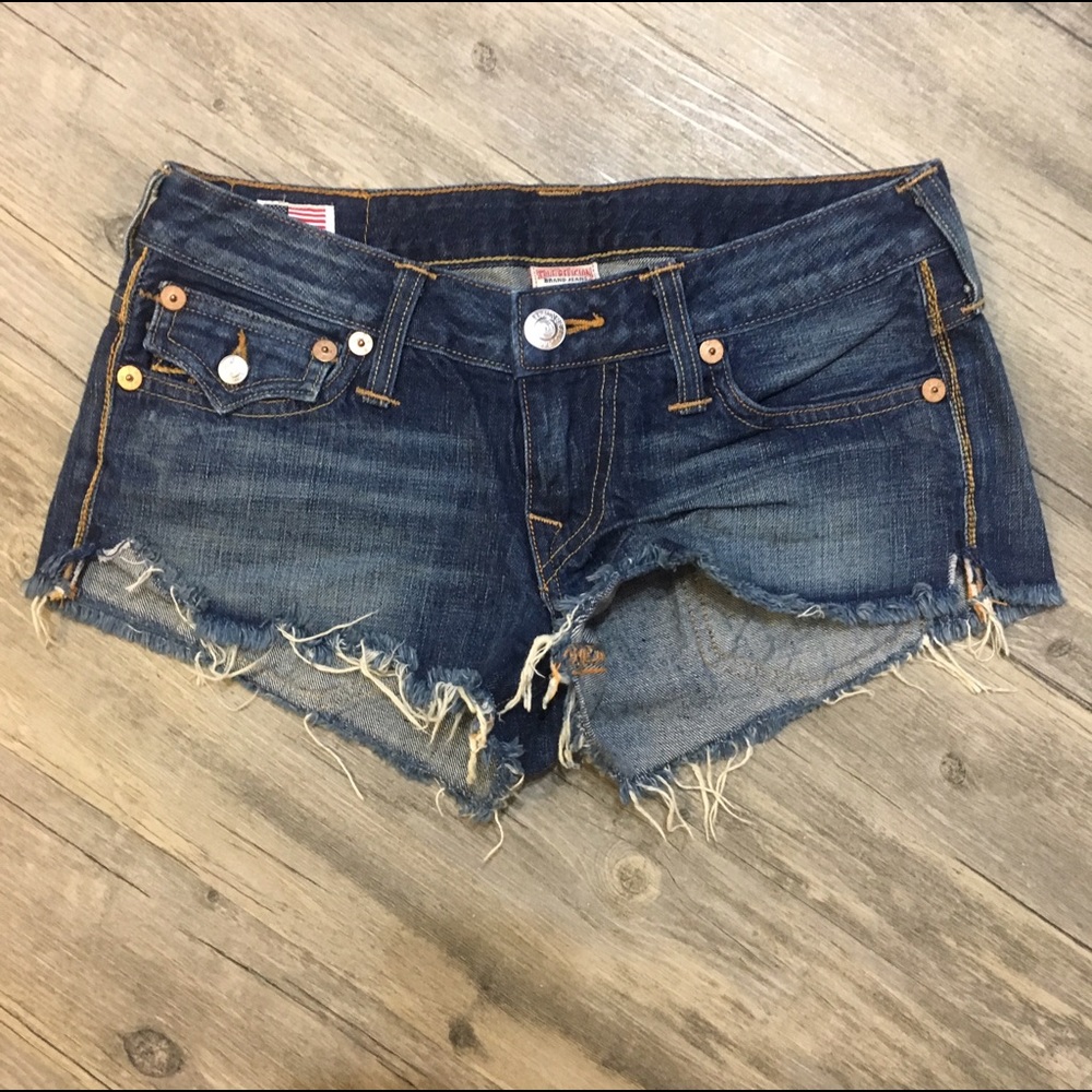 True Religion jean shorts