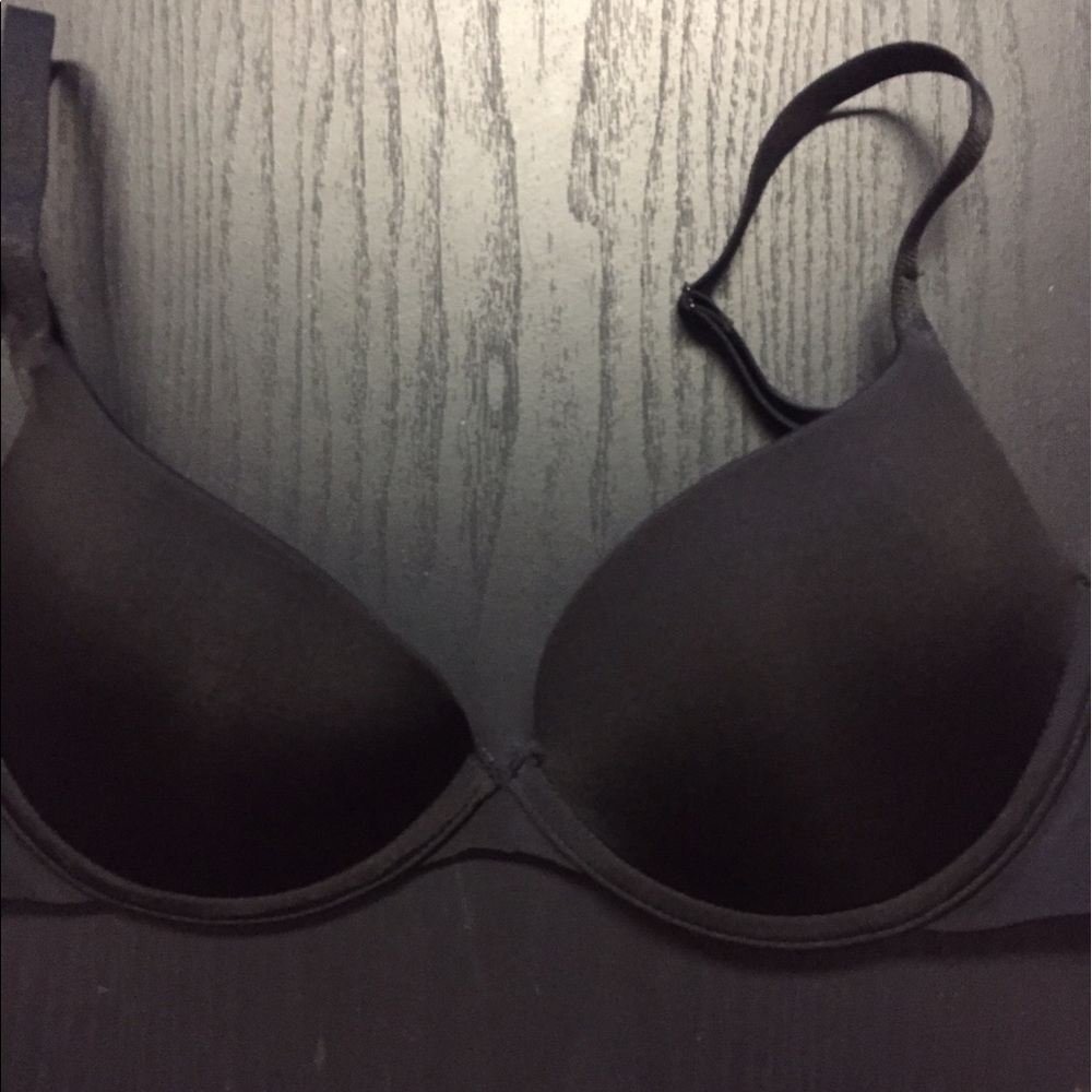 black push up bra