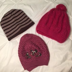 3 beanies!