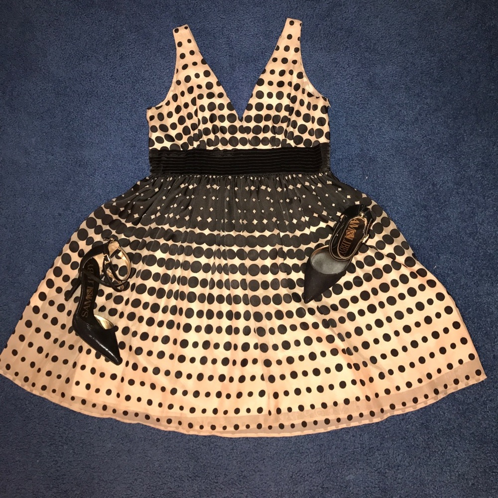 Burlapp A-line Fitted Waist Dress