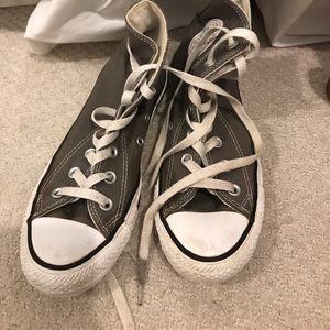 Grey high top converse!