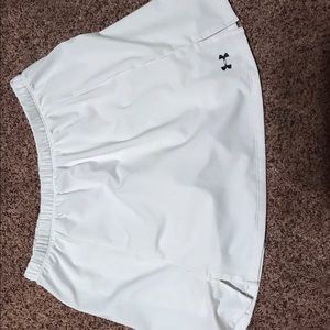 White Under Armour workout Skirt