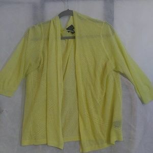 Lime green cardigan