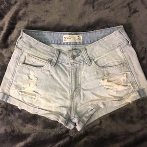 Abercrombie & Fitch ripped shorts