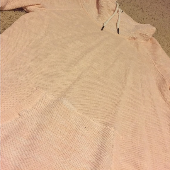 Pink knit scarf neck top - Picture 2 of 2