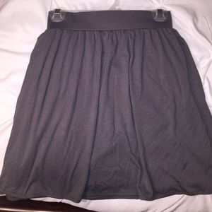 Charcoal grey, skater skirt