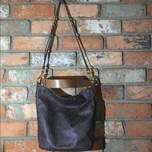 Michael Kors Elana Convertible Shoulder Bag Brown