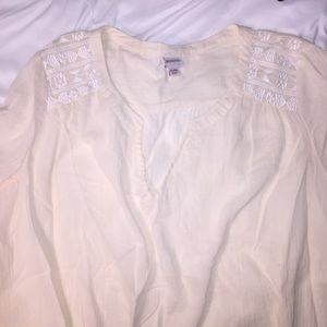 Cover up/oversized shirt.