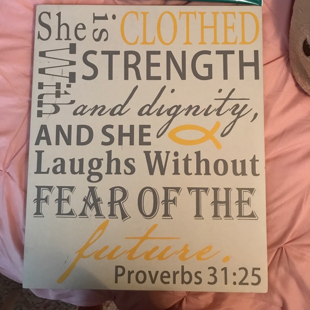 Inspirational wall decor
