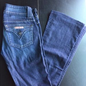 Hudson flare leg denim jeans