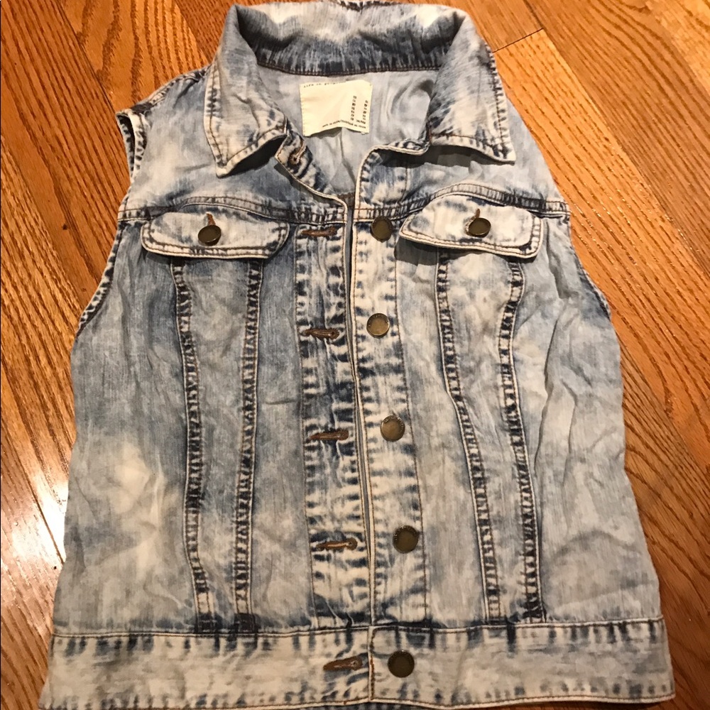 Forever 21 denim vest.