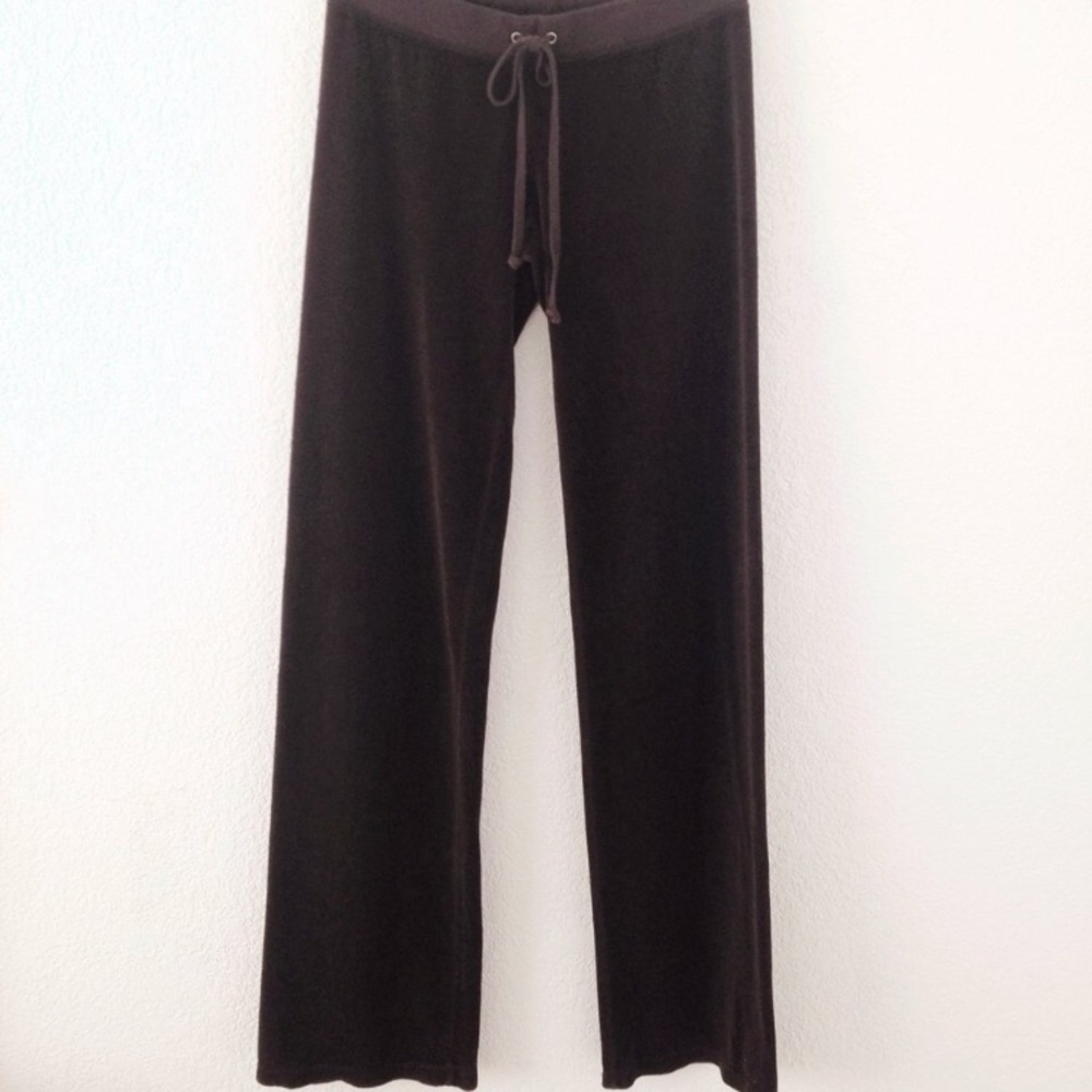 Juicy Couture Brown Velour Track Pant