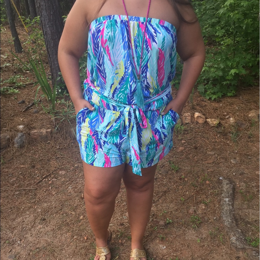REDUCED!! RITZ ROMPER in LIGHT AS A FEATHER nwt