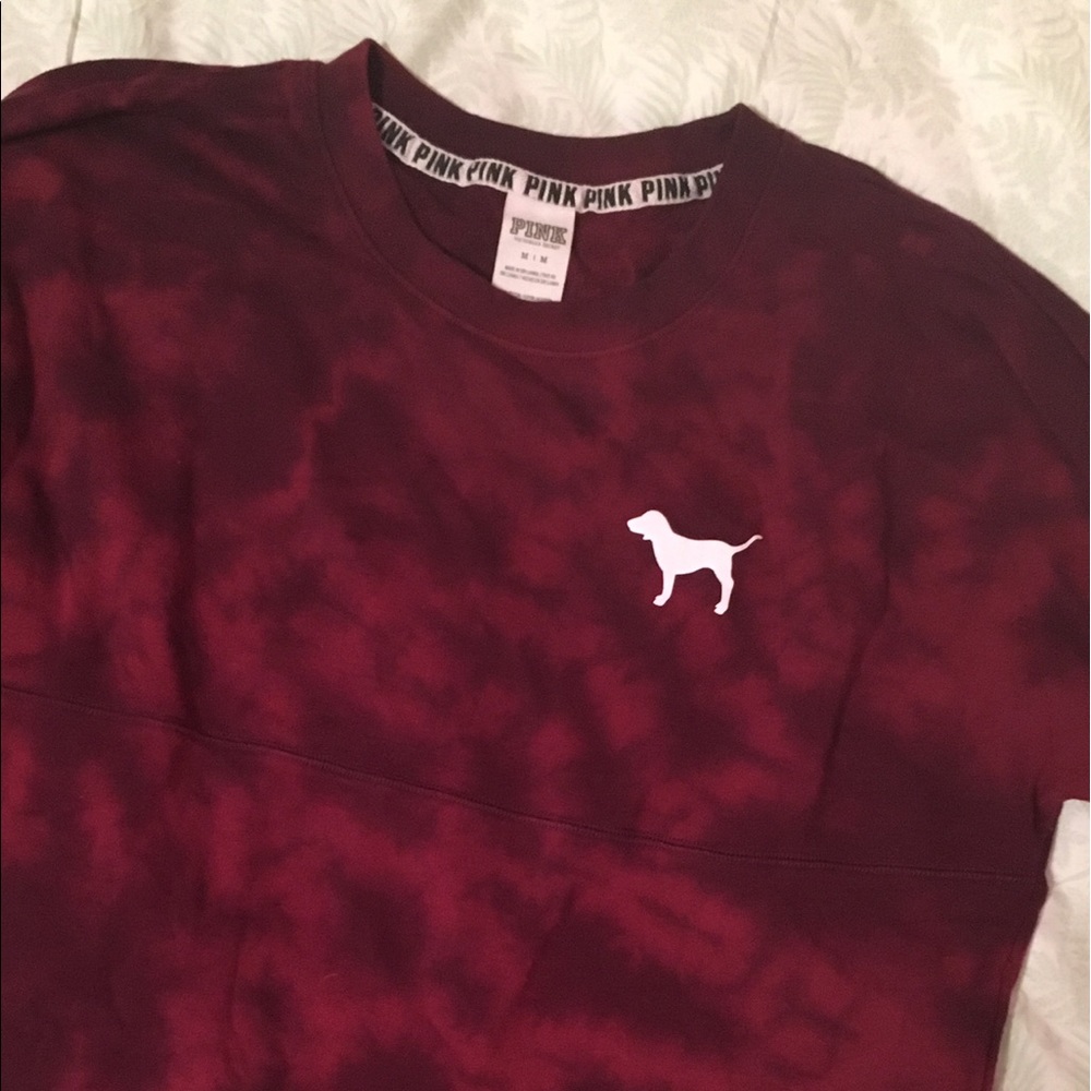 Pink sweatshirt top