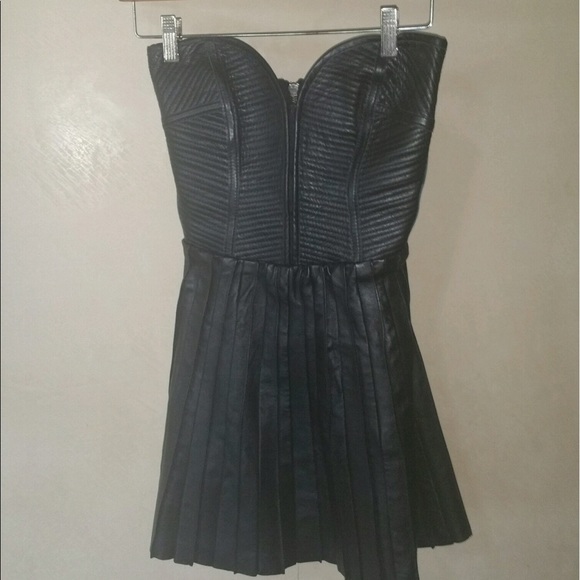 Parker Dresses & Skirts - Parker Leather Dress Size Extra Small