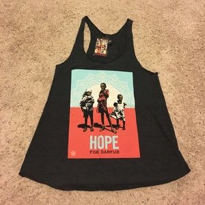 Obey Awareness series Darfur tank top