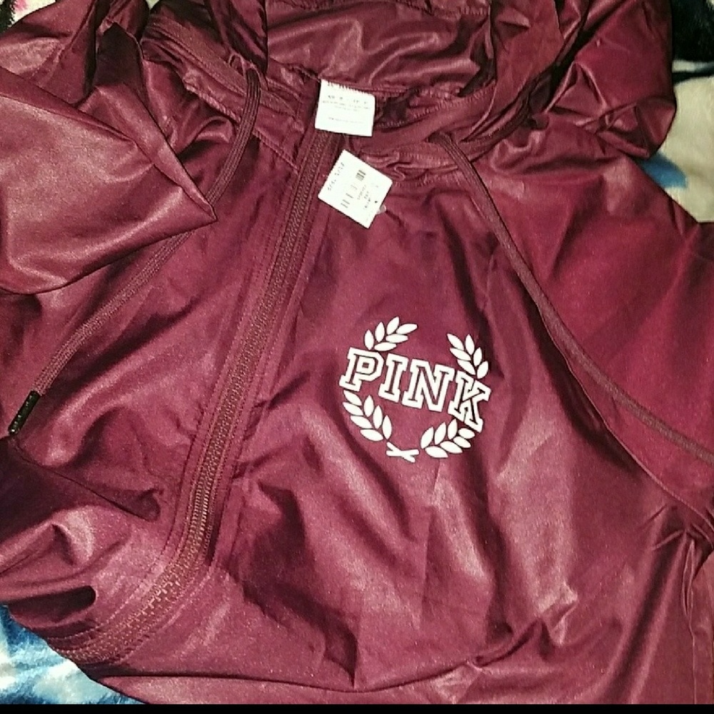 Pink Victoria secret  anorak / windbreaker