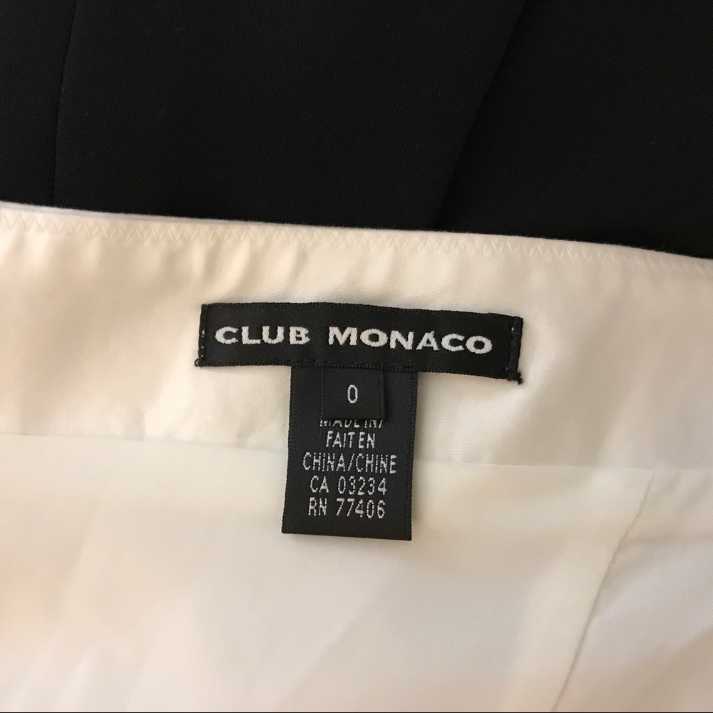 Club Monaco white strapless dress has pockets NWOT - Picture 3 of 5