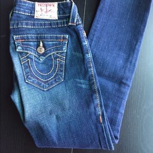 True Religion Julie dark denim skinny jeans