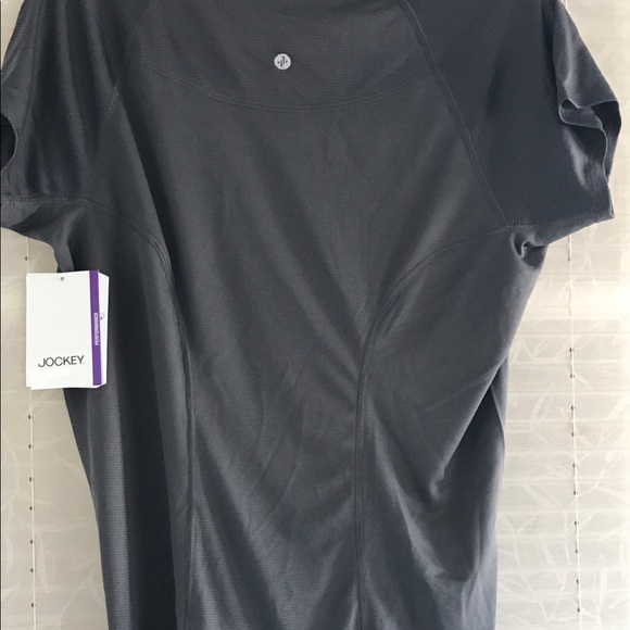 NWT Jockey Sport Tee dark grey - Picture 2 of 4