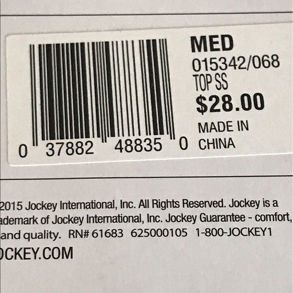 NWT Jockey Sport Tee dark grey - Picture 4 of 4