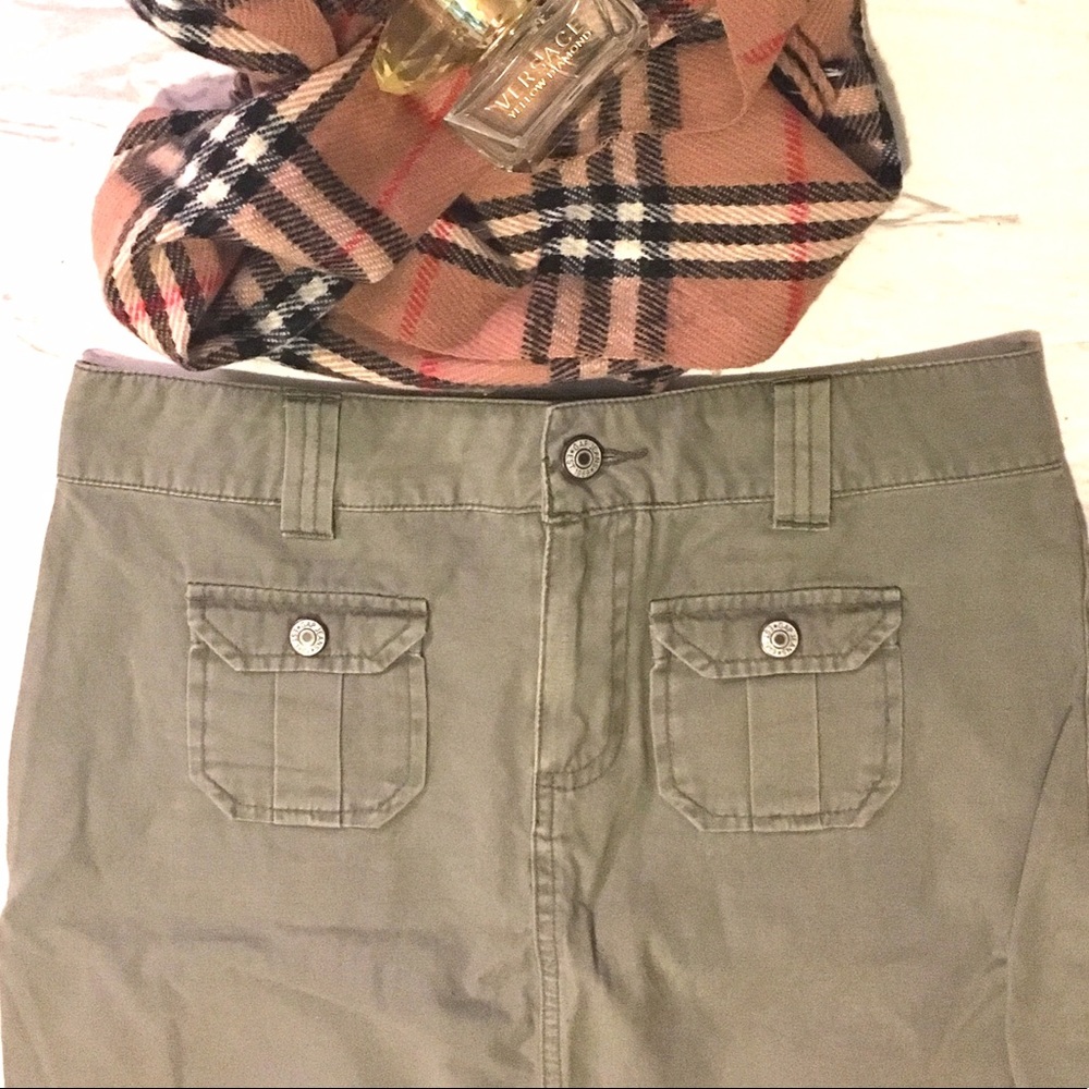GAP Olive Green Khaki Skirt