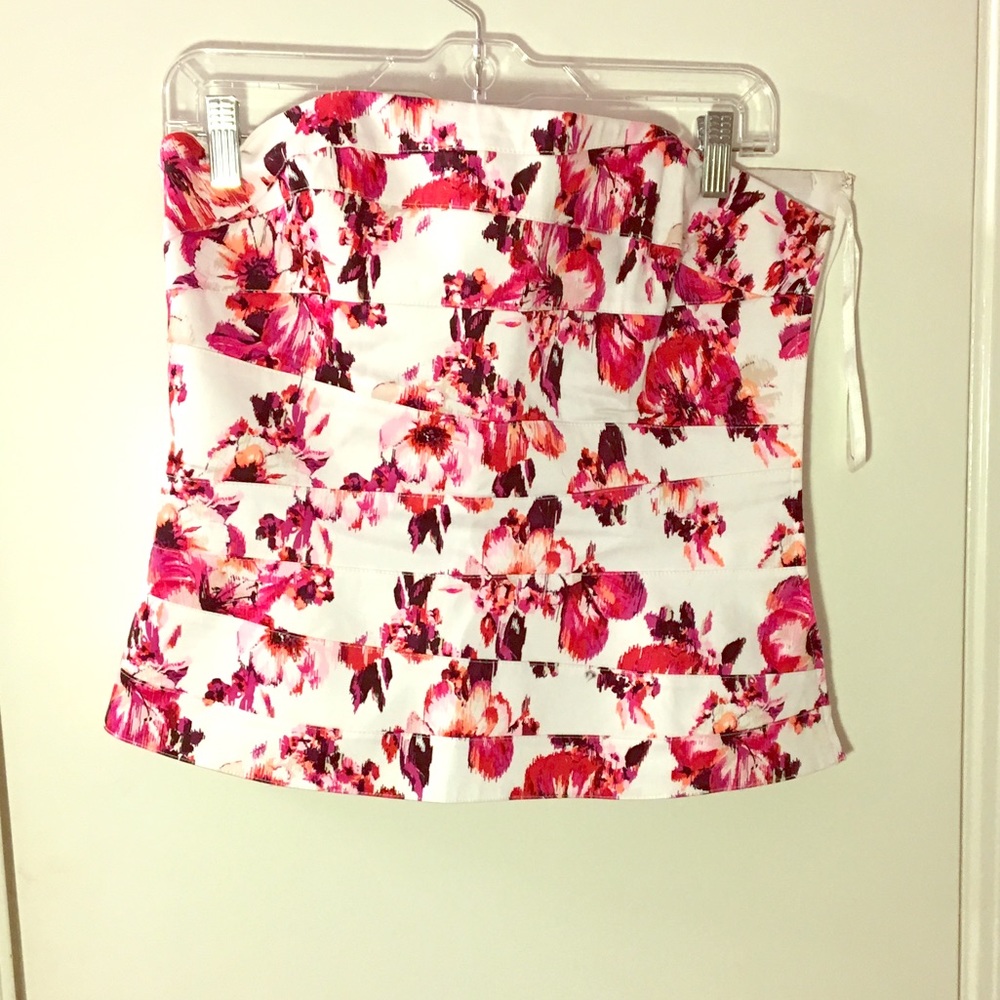 Adorable floral Bustier corset top 😍