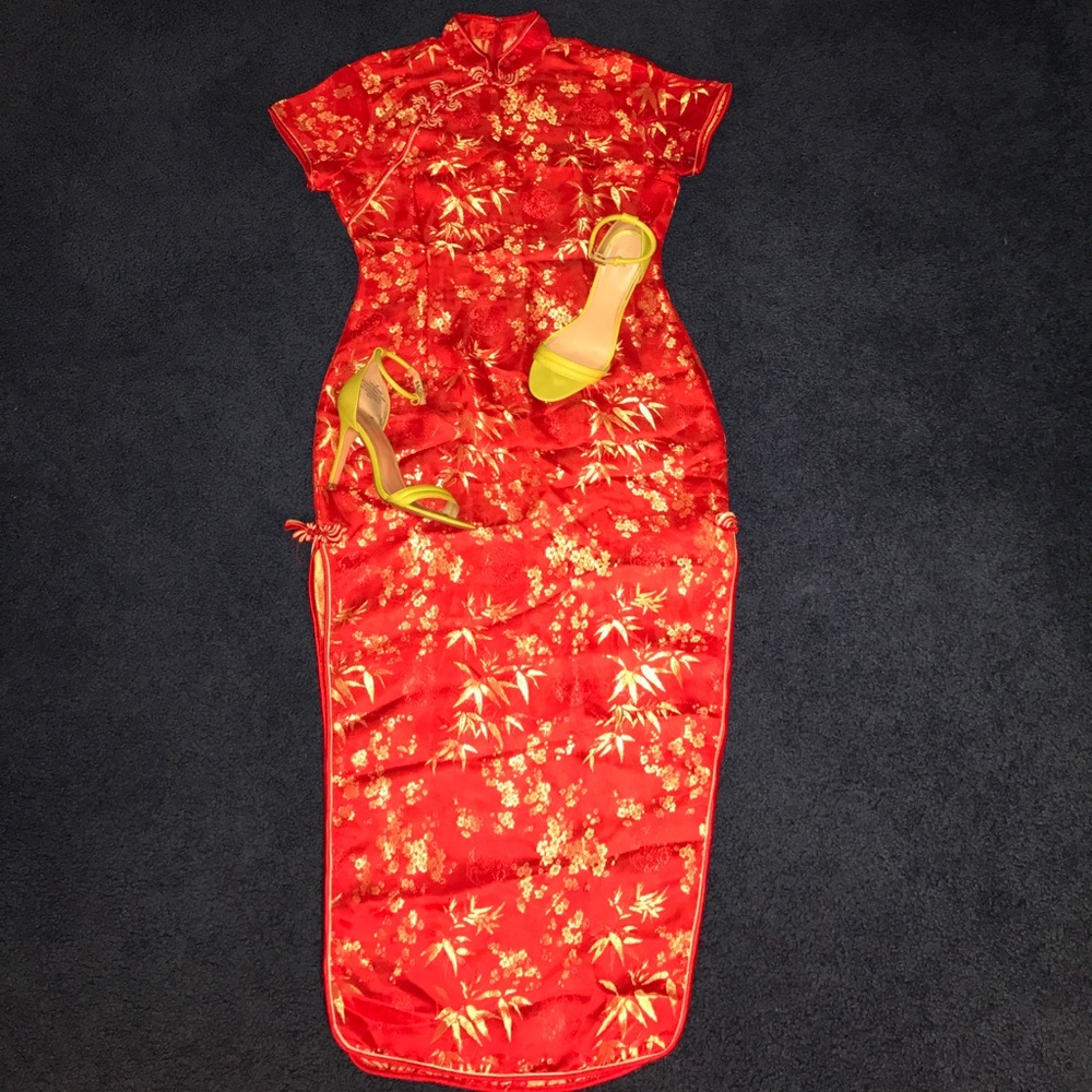 Vintage Kim's Cheongsam  Gown