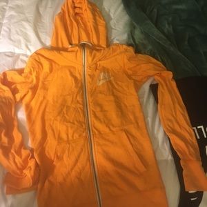 Orange Nike Zip Up