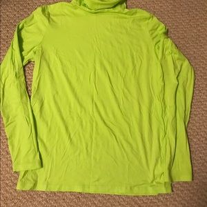 Lime Green Stretch Turtle Neck