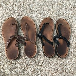 Ugg Leather Sandals Bundle