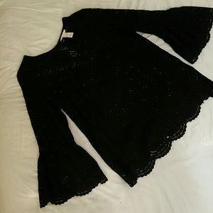 Lace Bell Sleeve Top